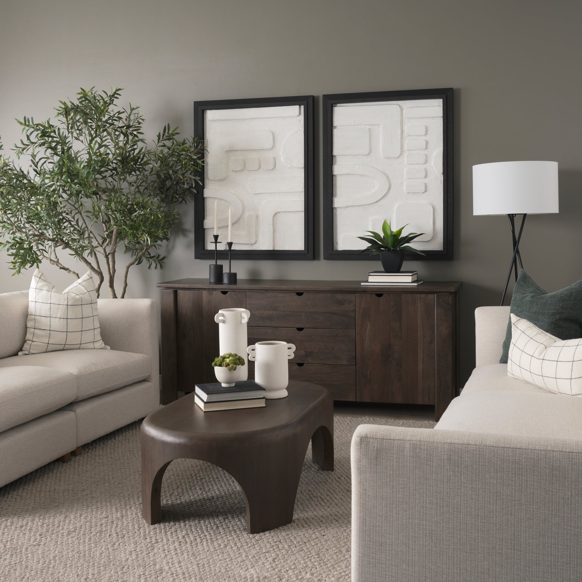 Siena Oval Coffee Table
