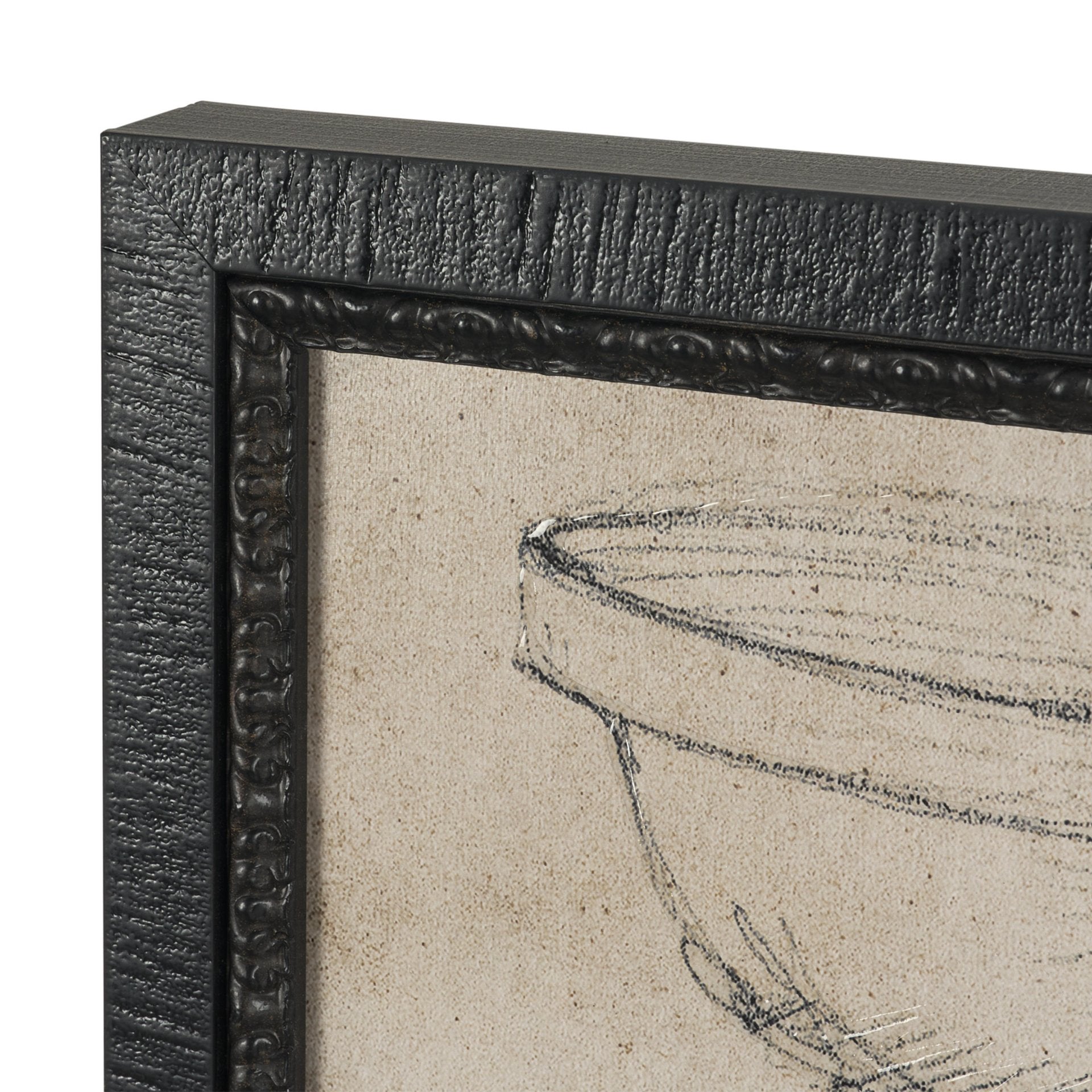 Vintage Tableware Sketch (Set of 2)