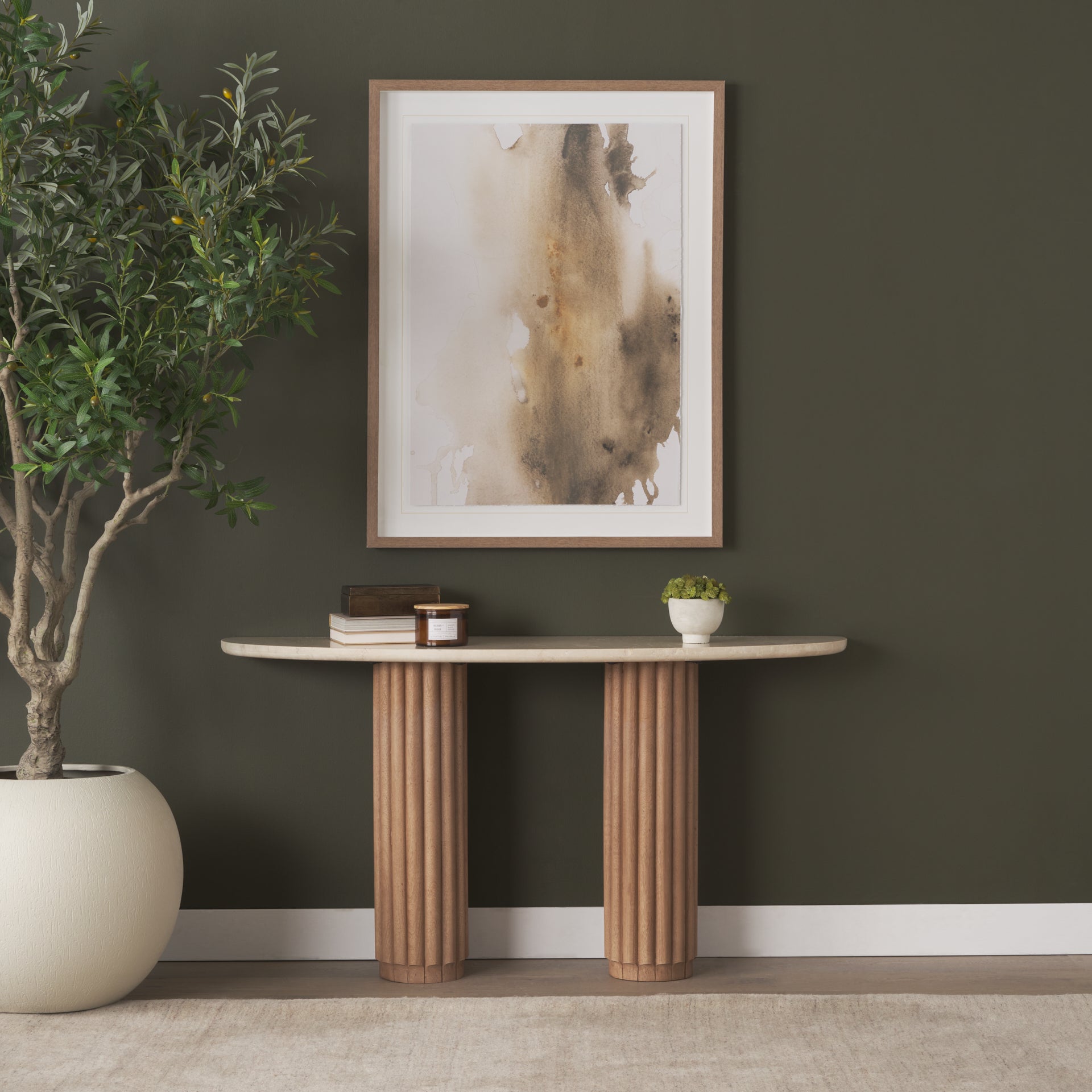 Marbrello Console Table
