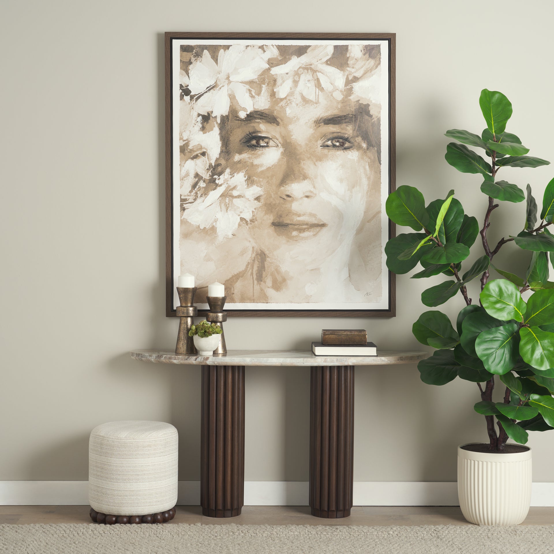Marbrello Console Table