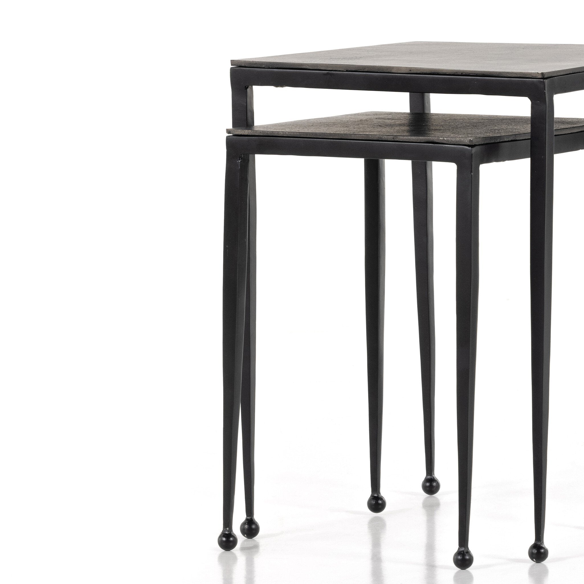 Dalston Nesting End Table Set - Black