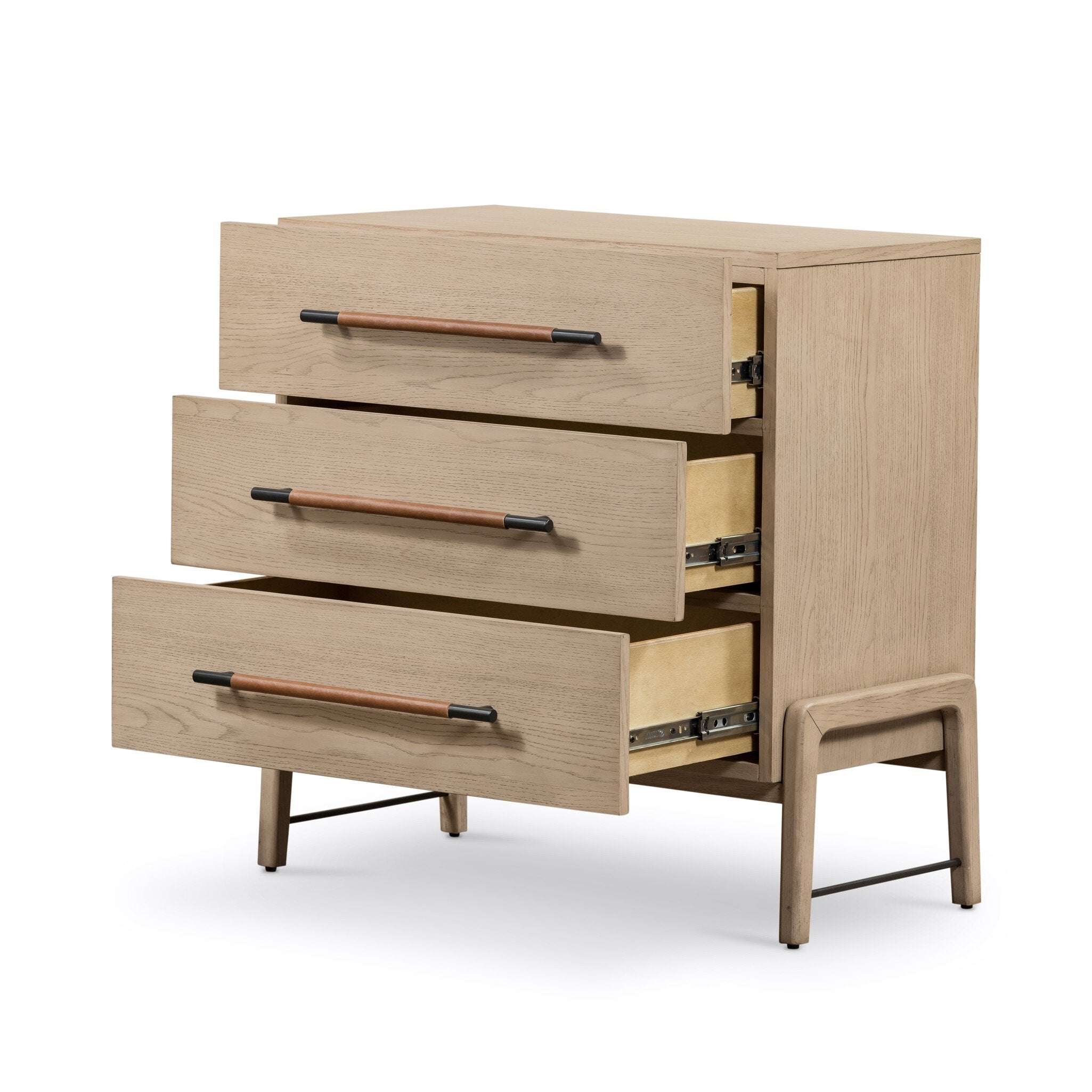 Rosedale 3-Drawer Nightstand