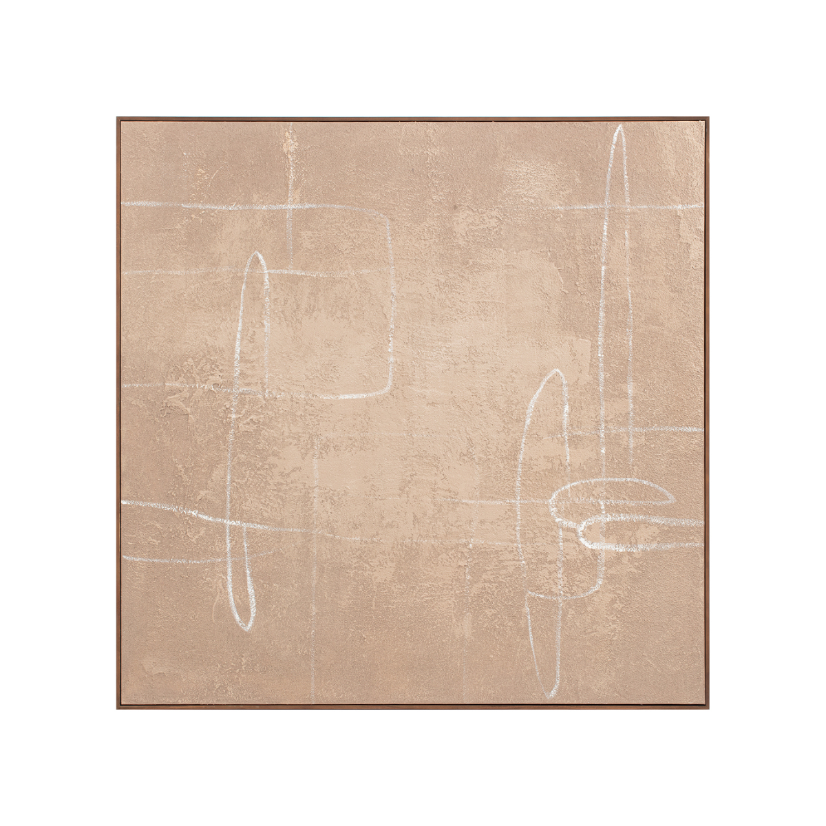 Notion Framed Painting Brown