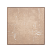 Notion Framed Painting Brown