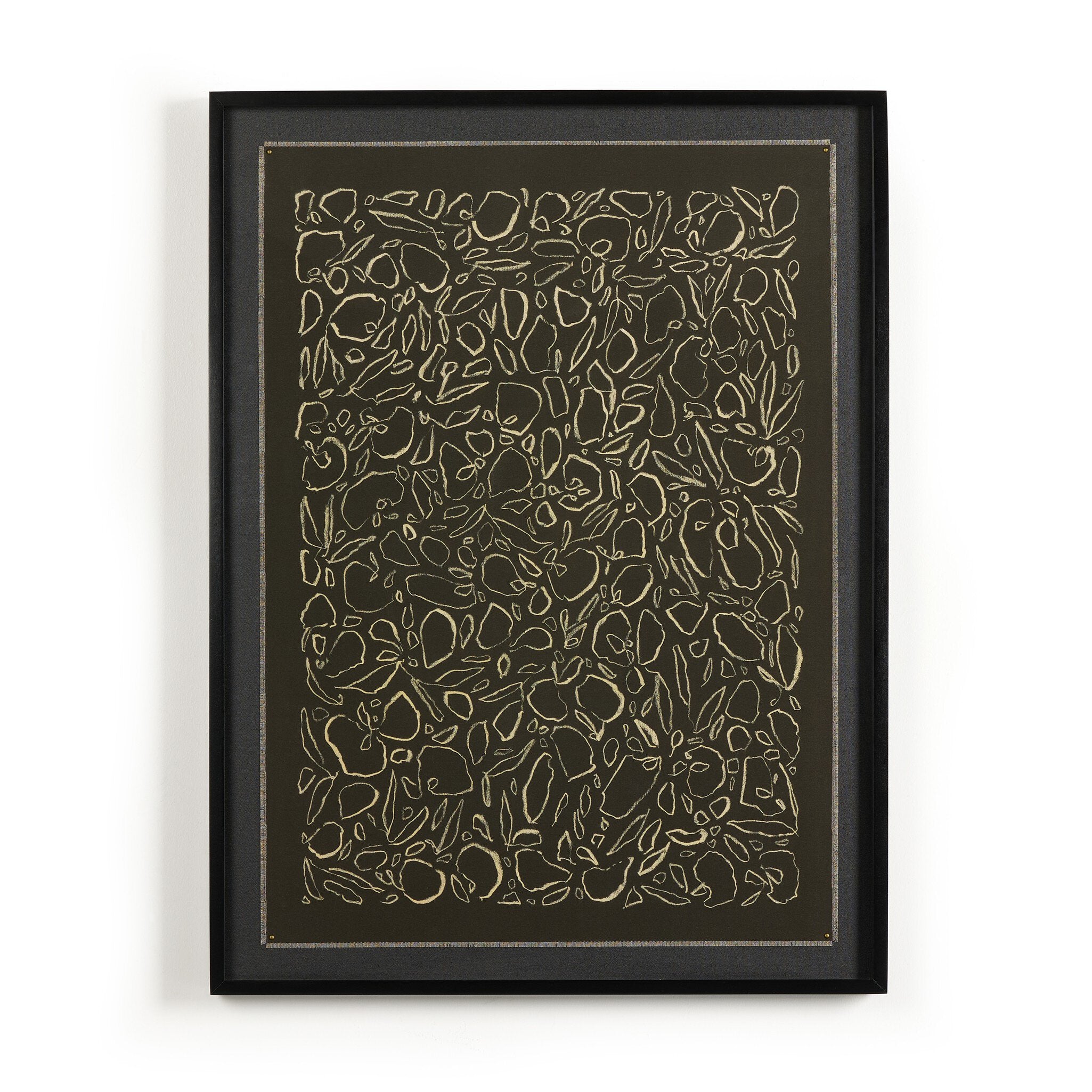 Cream On Black Glimmer by Laurel-Dawn Latshaw