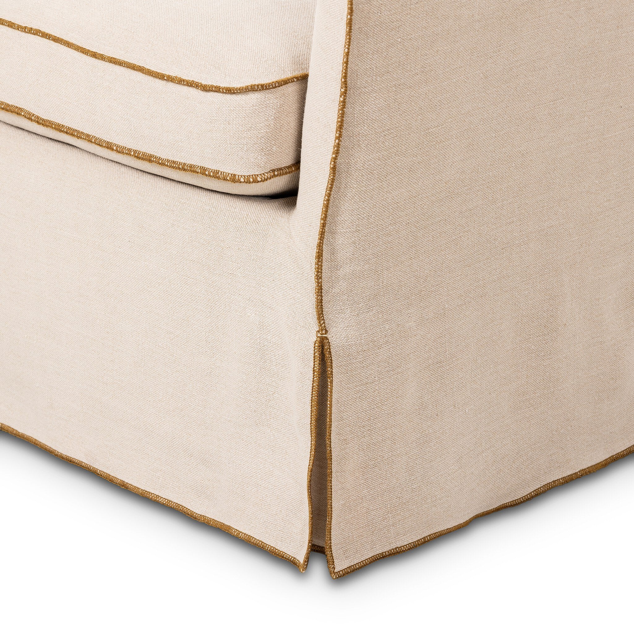 Devon Slipcover Swivel Chair
