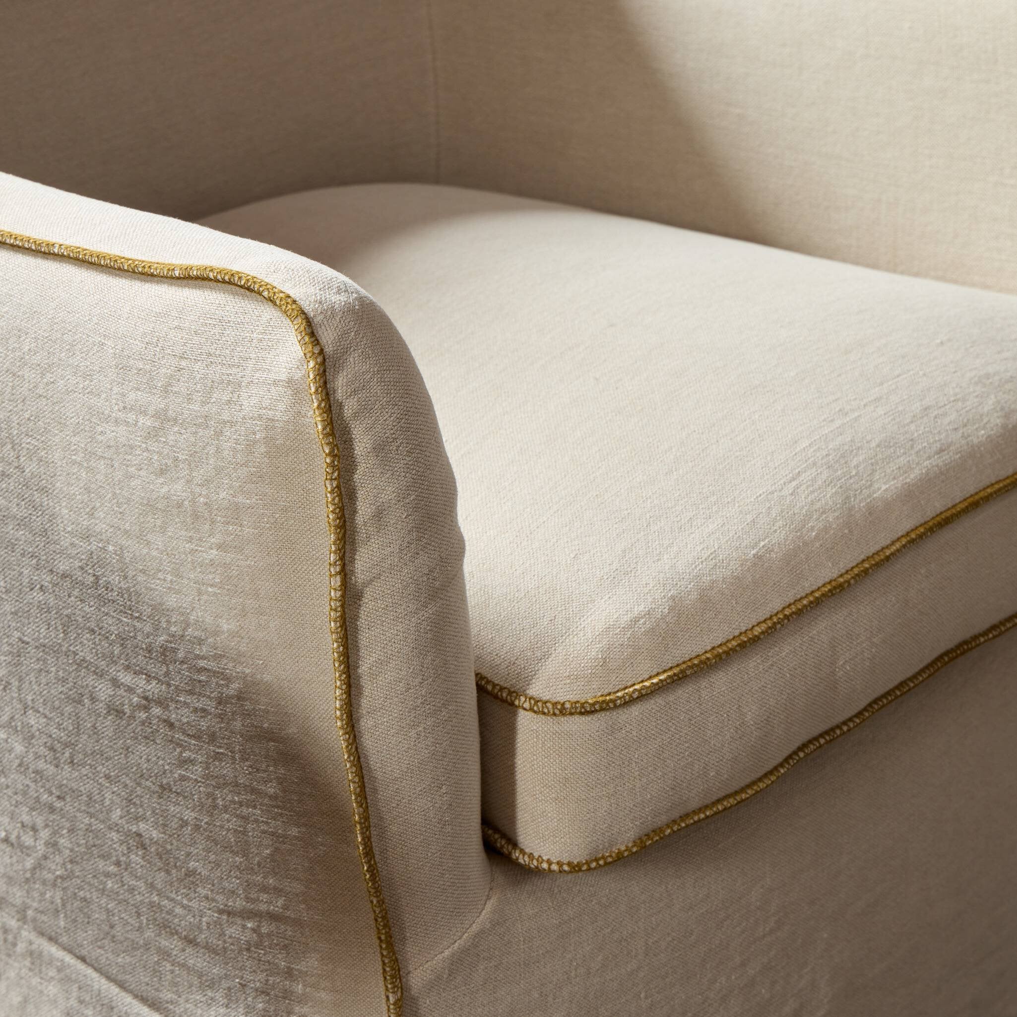 Devon Slipcover Swivel Chair