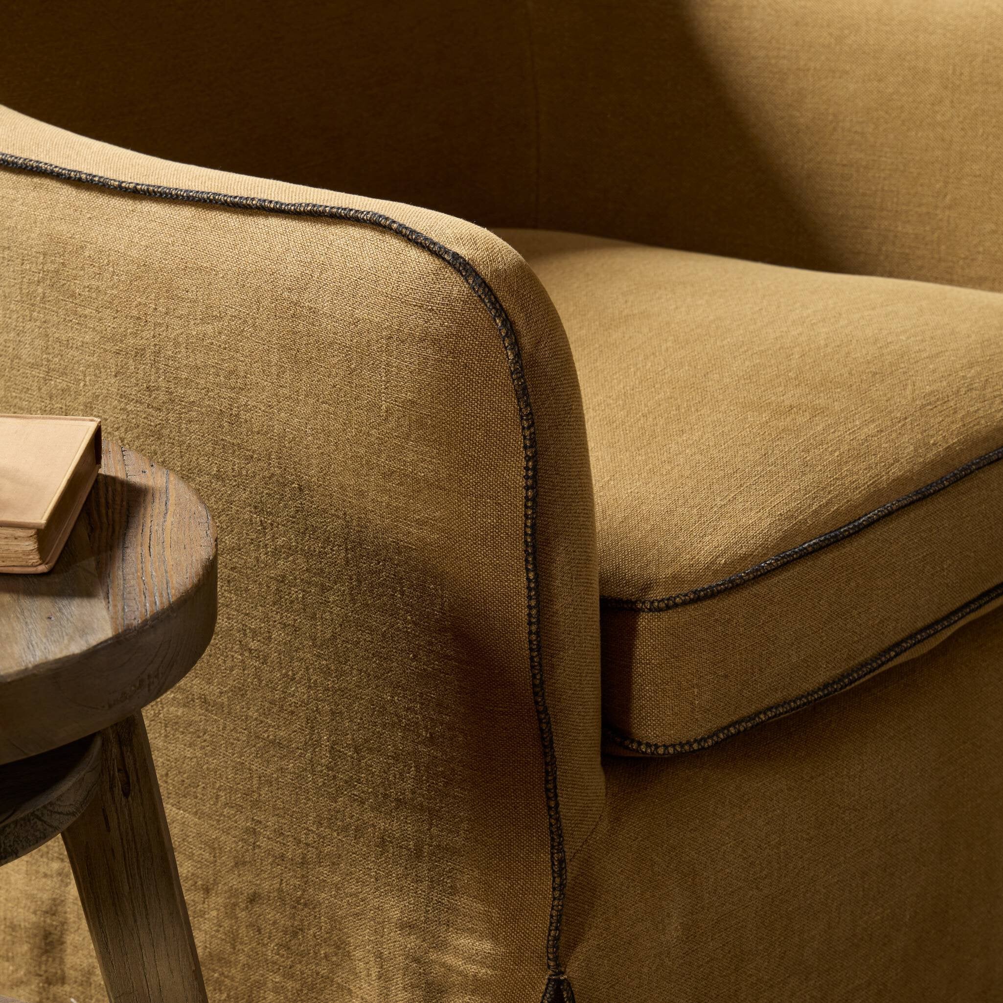 Devon Slipcover Swivel Chair