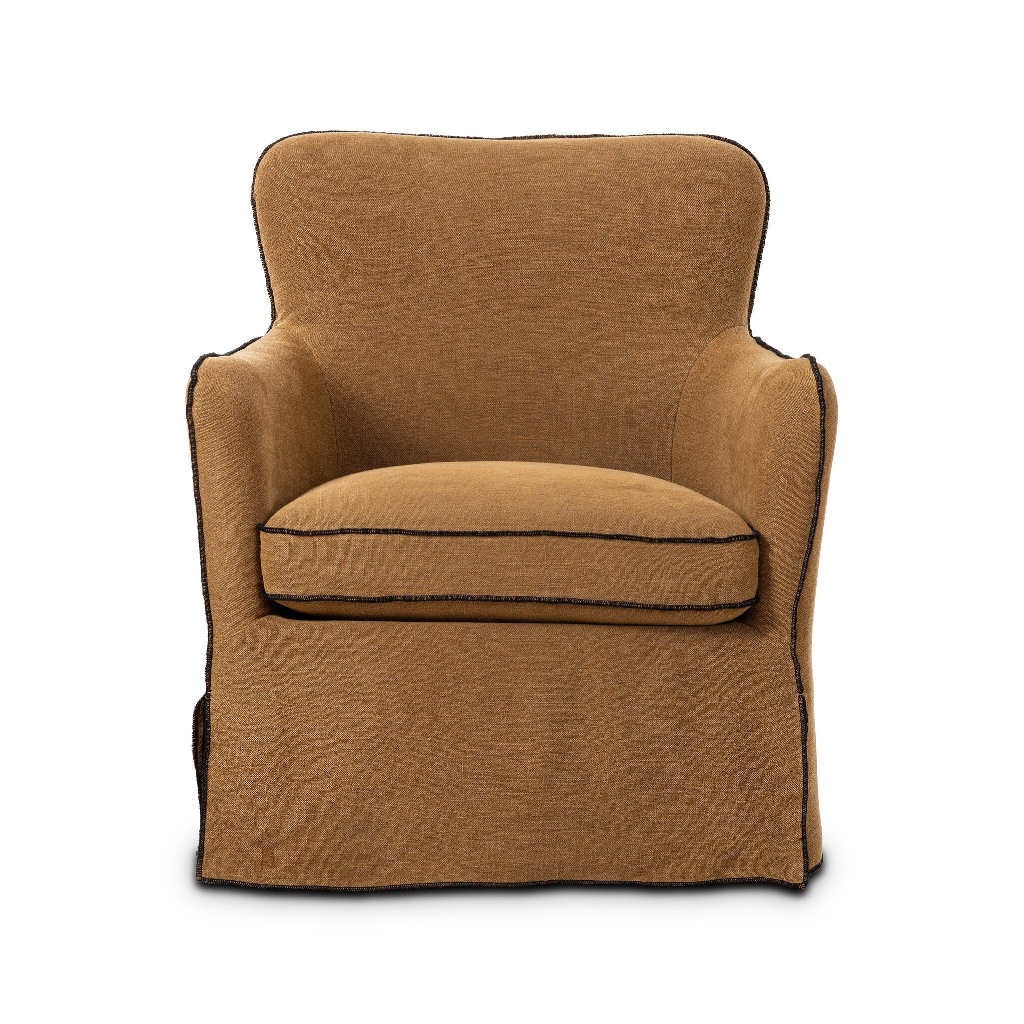 Devon Slipcover Swivel Chair