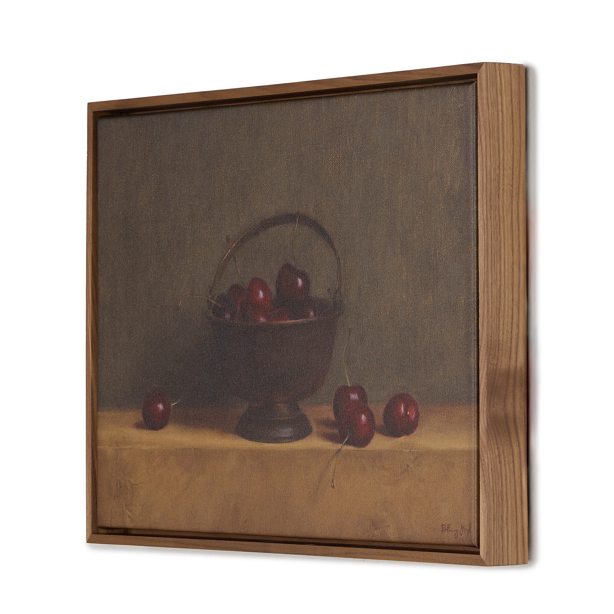 Red Cherries On Red Oak by Bethany Joseph