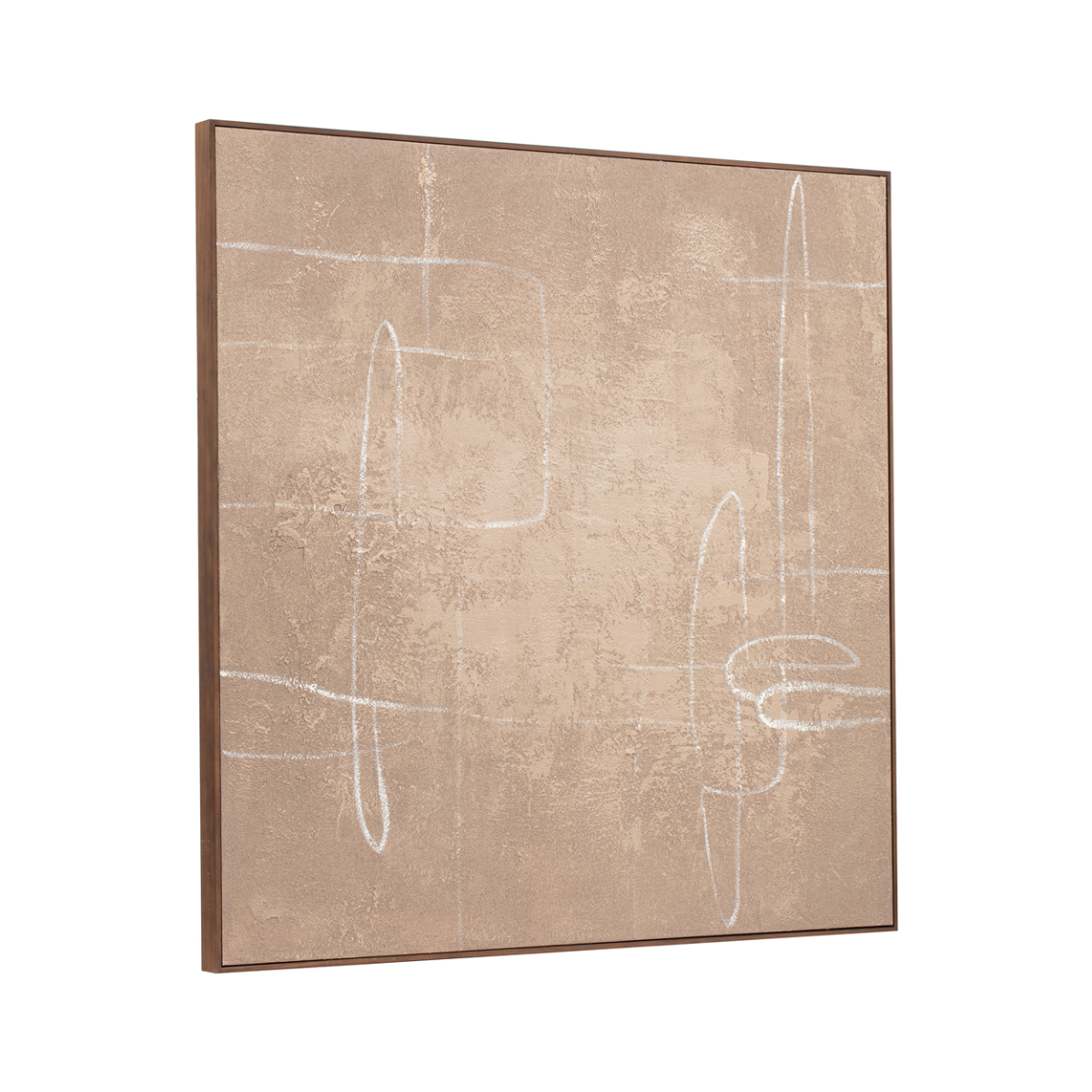 Notion Framed Painting Brown