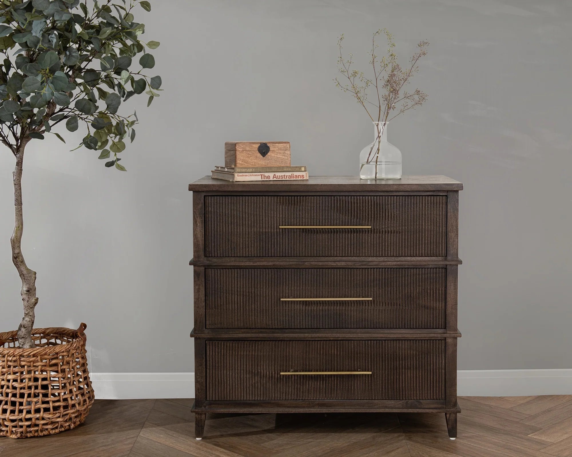 West 3-Drawer Nightstand