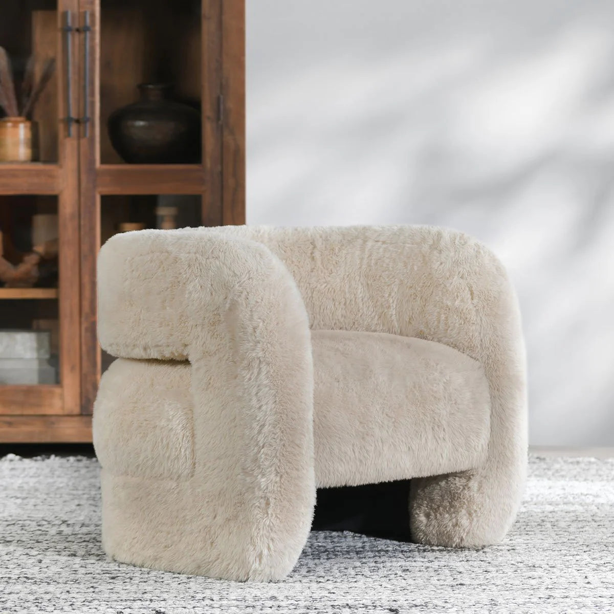 Teddy Plush Accent Chair