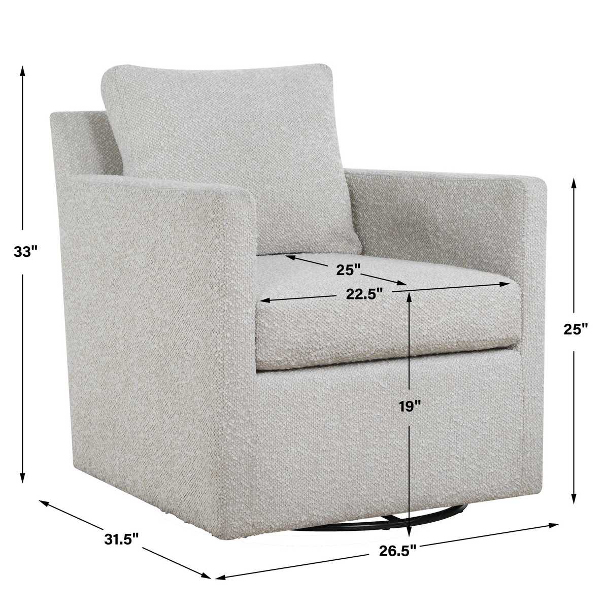 Tisdell Swivel Chair