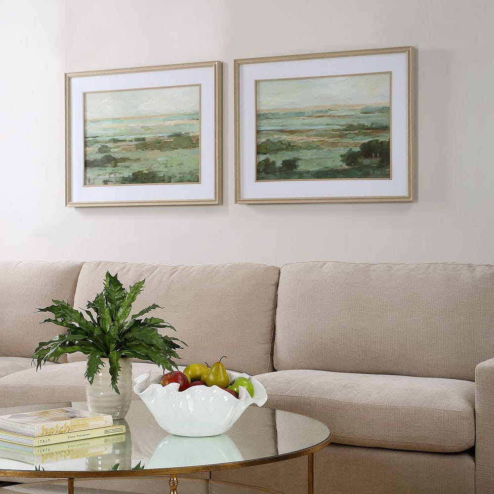 Warm Valley Framed Prints