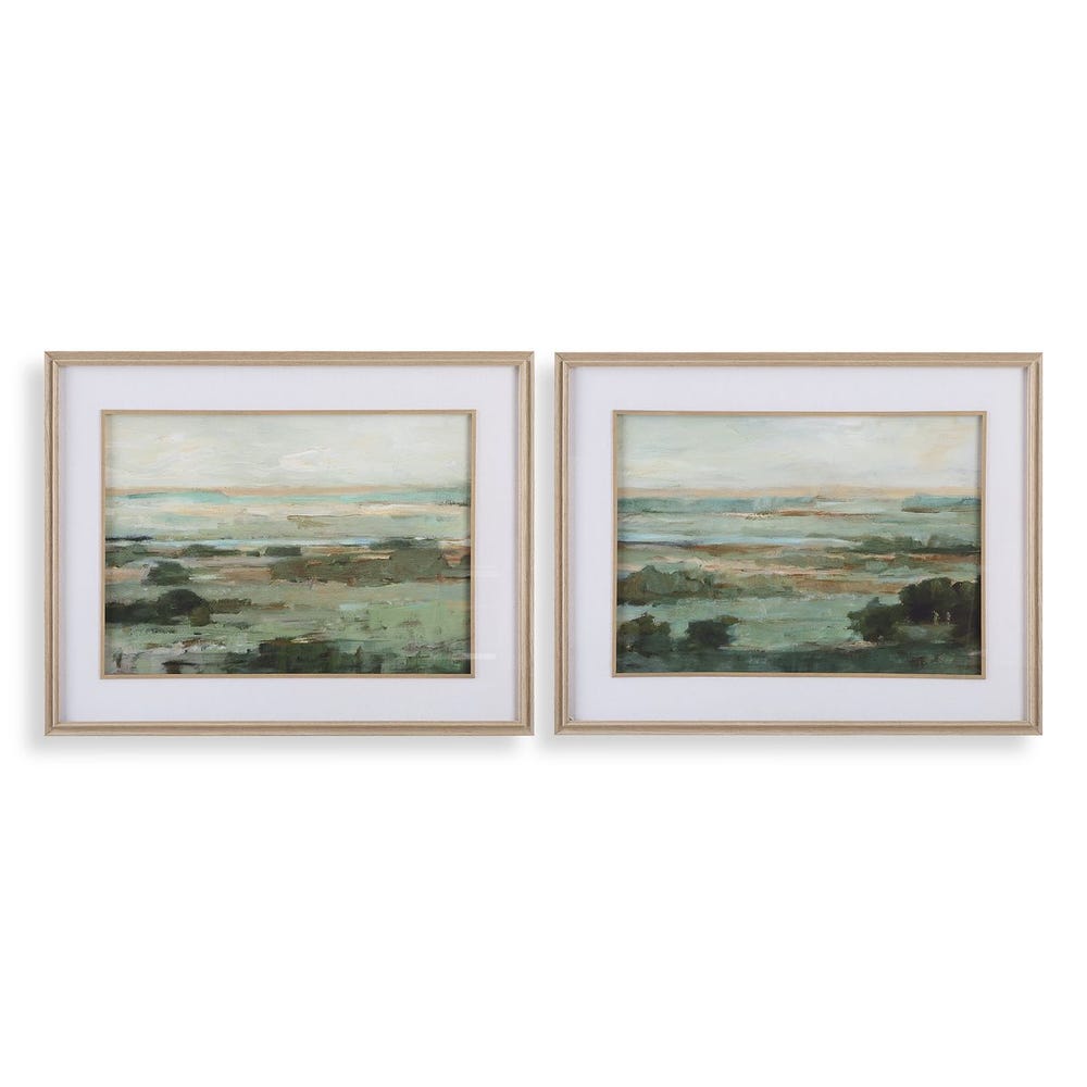 Warm Valley Framed Prints
