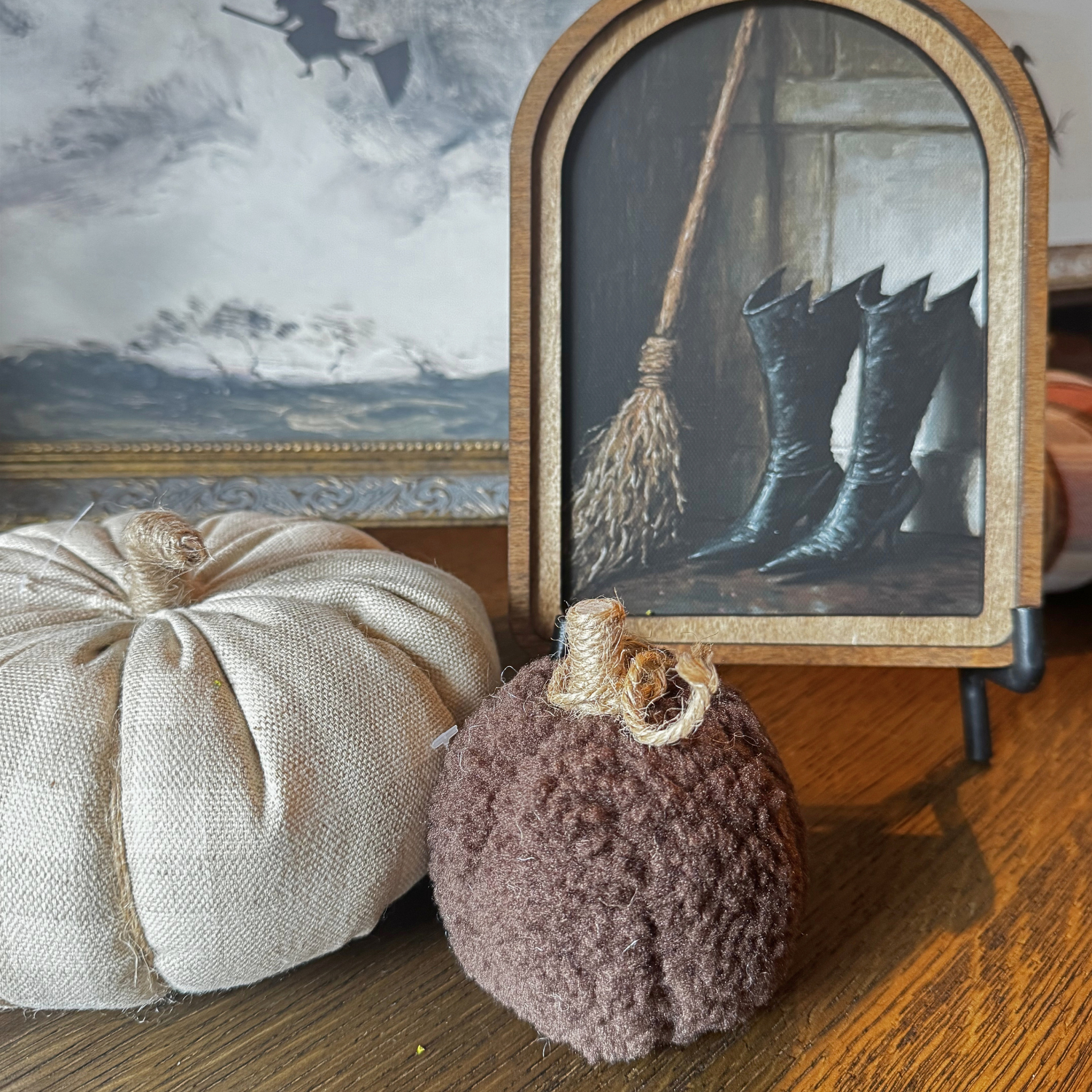 Brown Sherpa Pumpkin