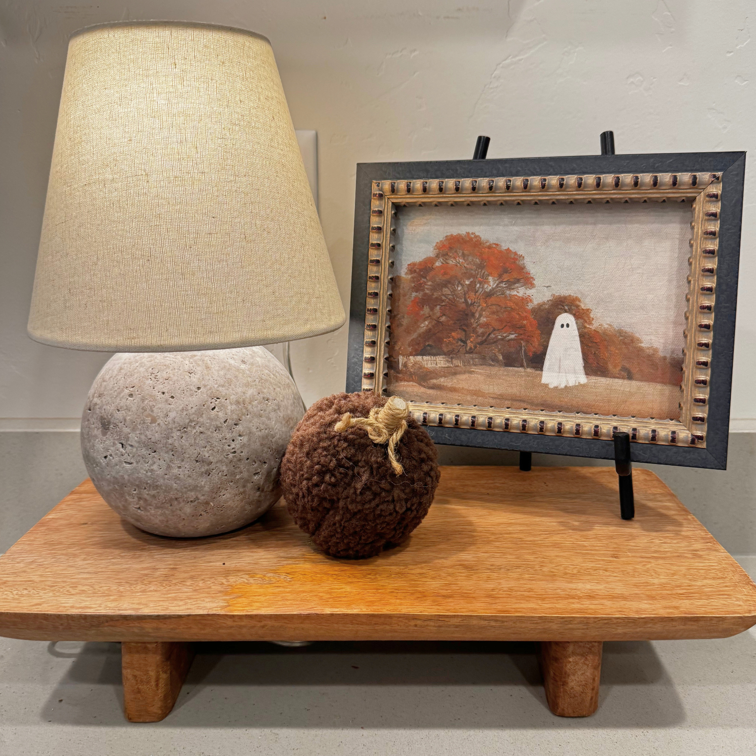 Brown Sherpa Pumpkin