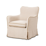 Devon Slipcover Swivel Chair
