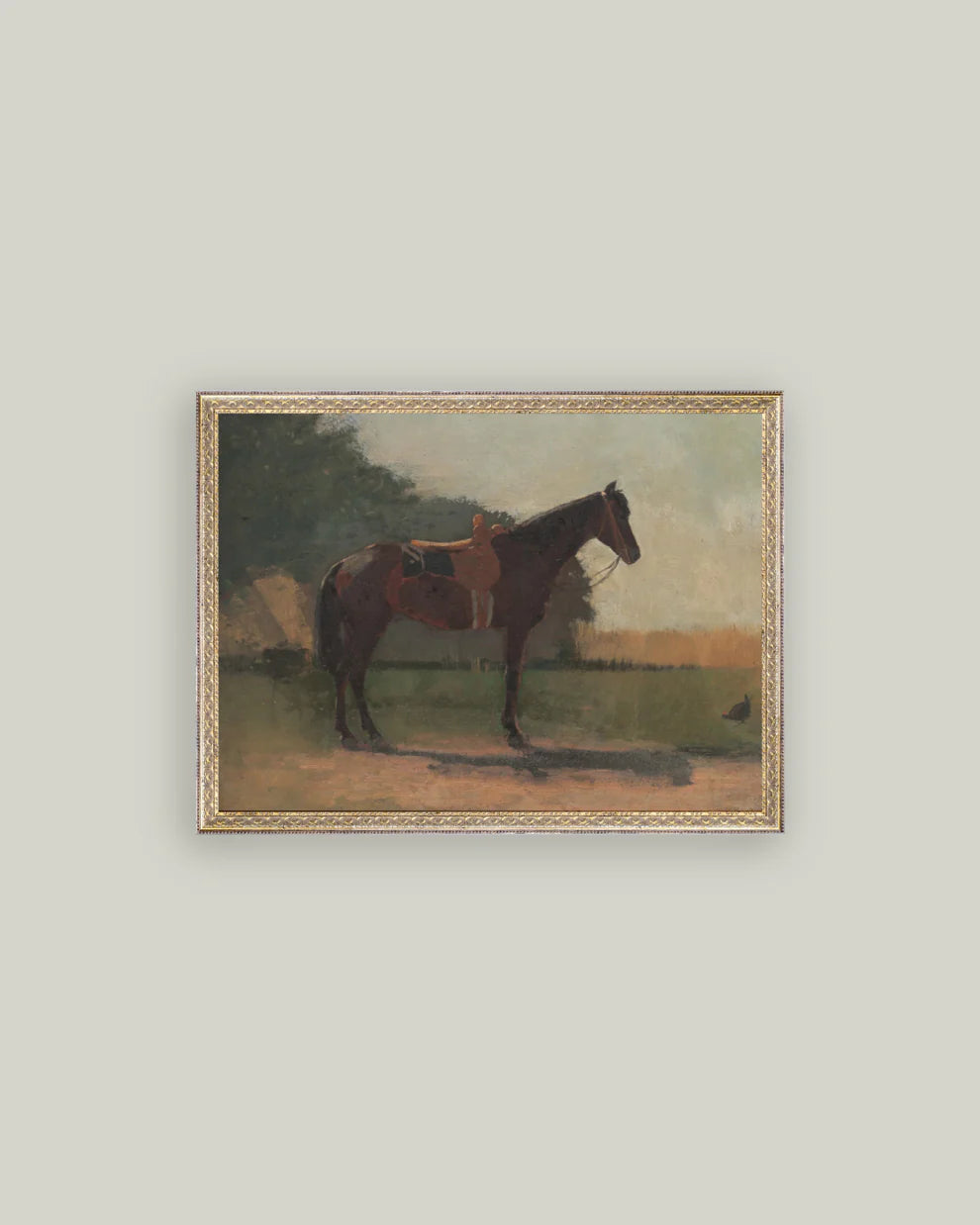 Saddled Horse Artwork