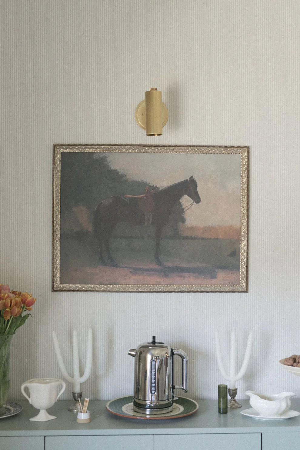 Saddled Horse Artwork
