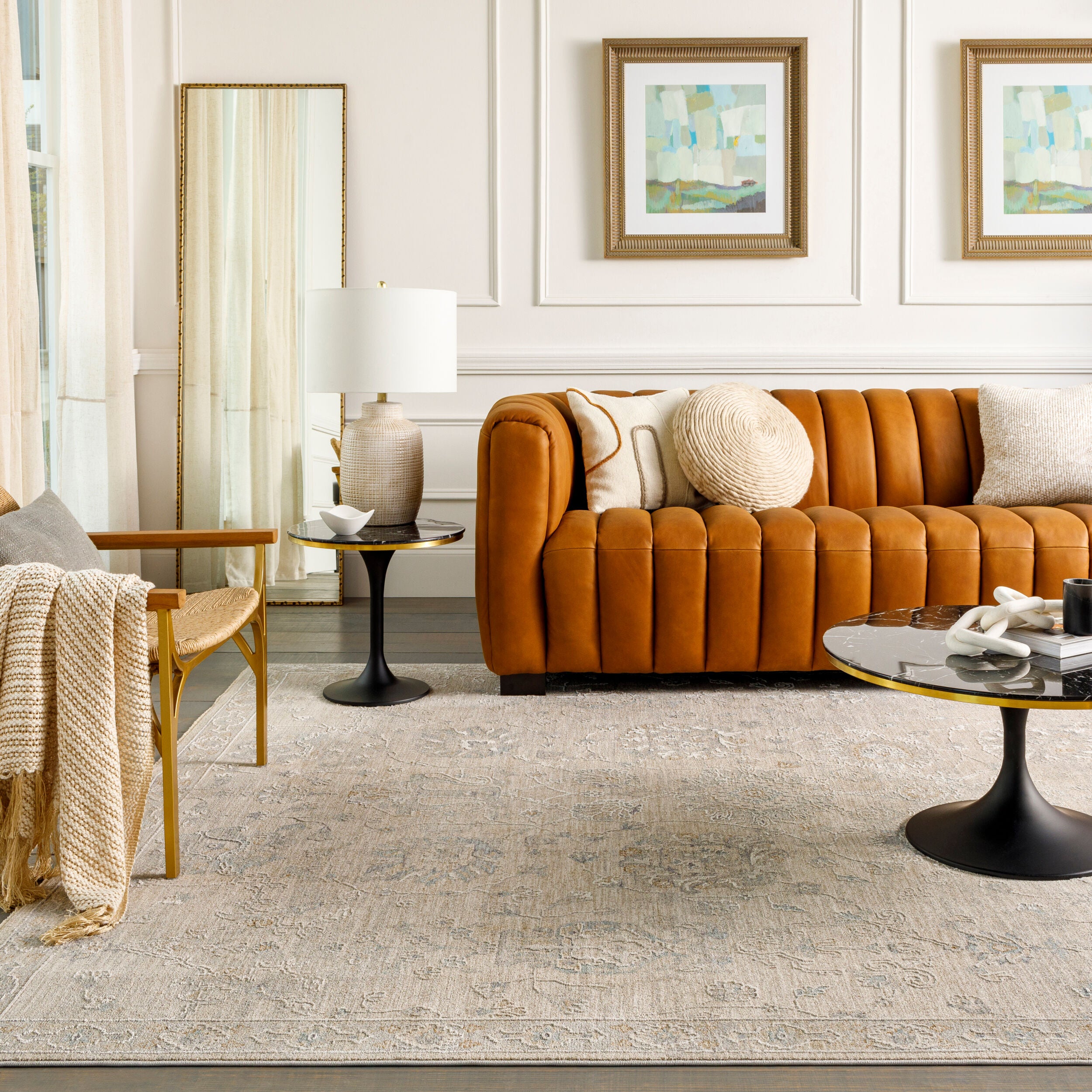 Avant Garde Rug - Beige/Blue