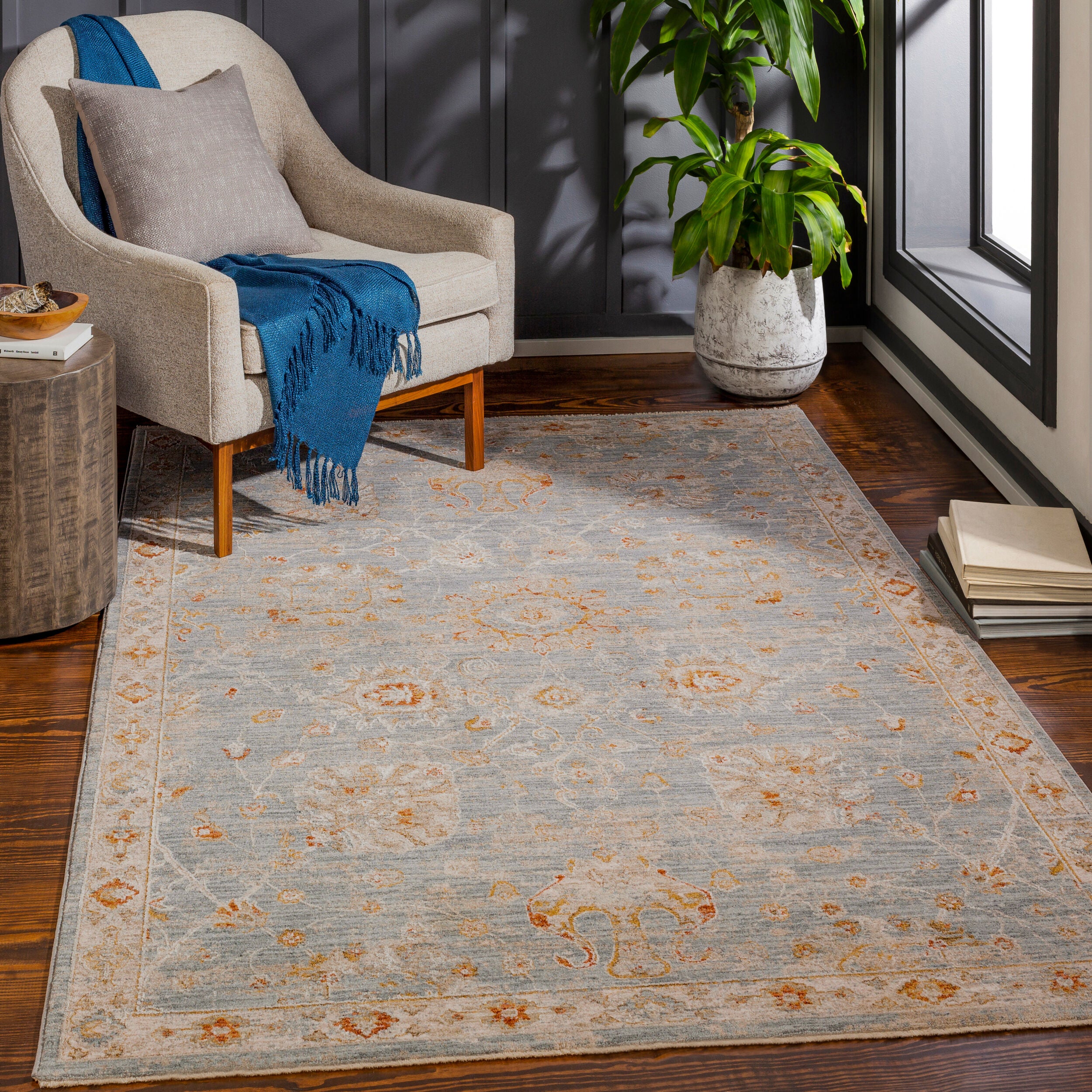 Avant Garde Rug - Blue/Ivory