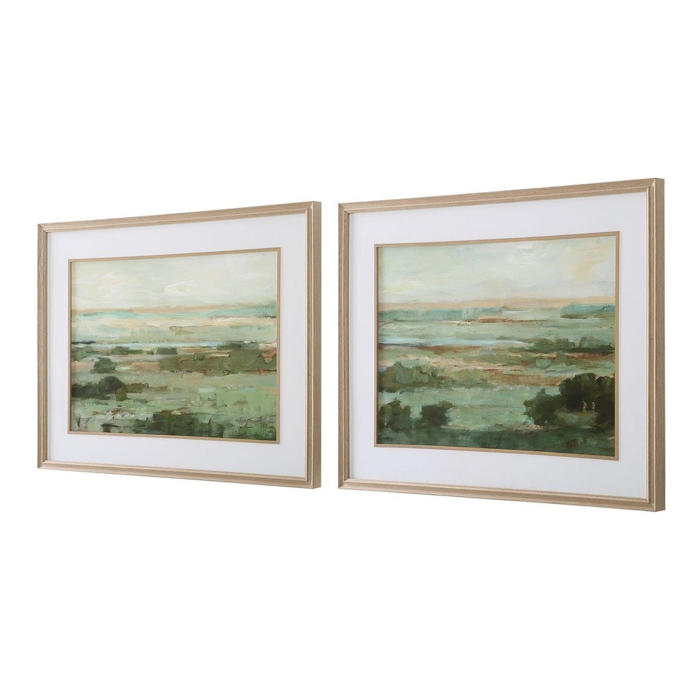 Warm Valley Framed Prints