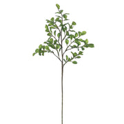 22" Green Button Leaf Spray