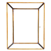 Brass Glass Frame Table Decor