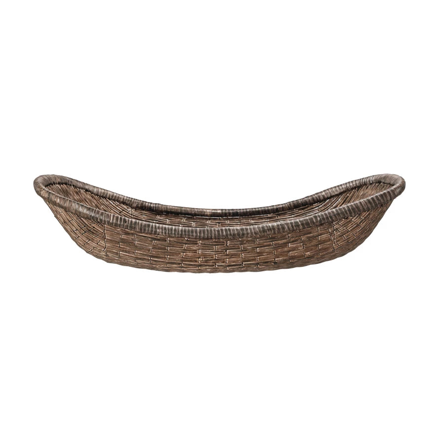 Woven Wicker Vintage Tray