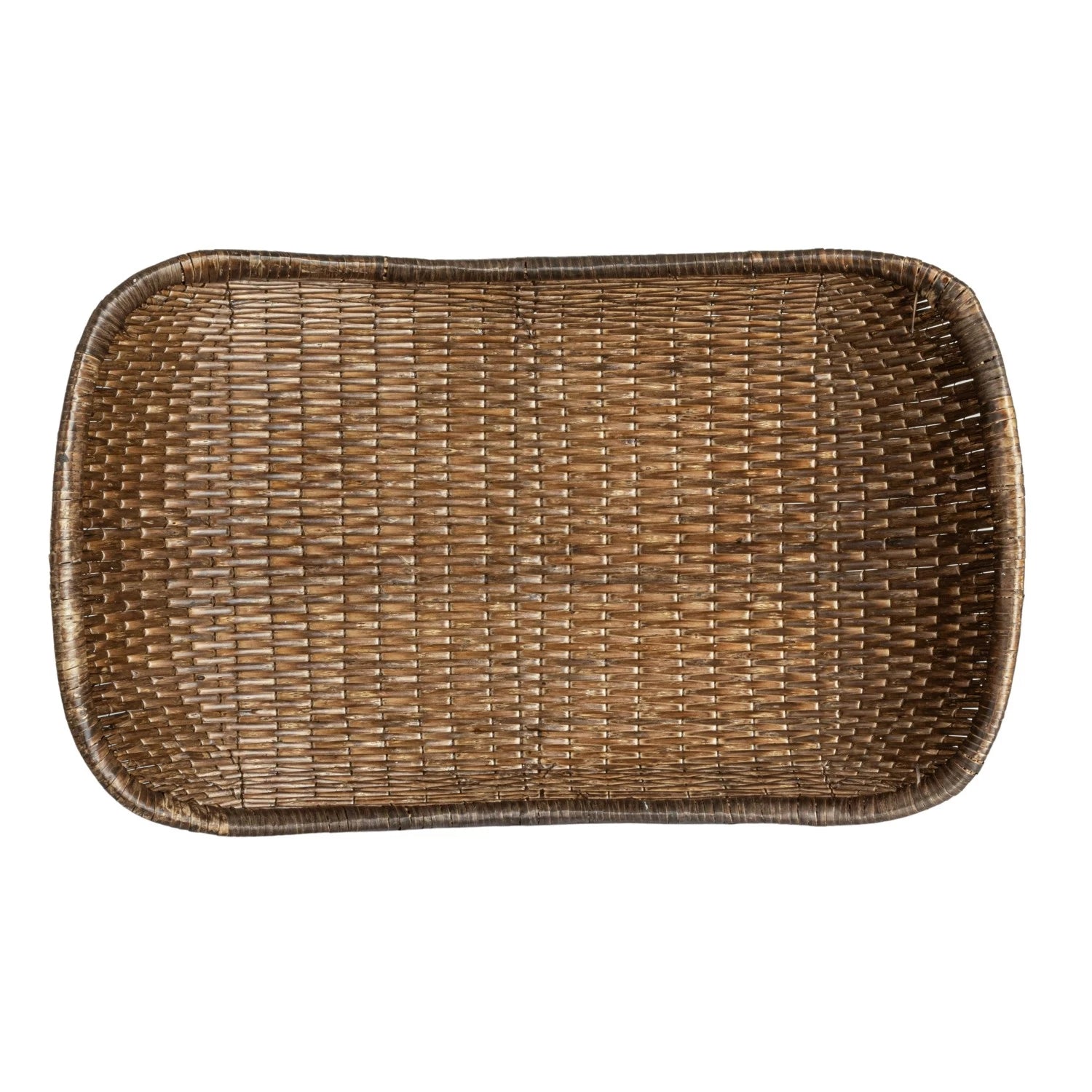 Woven Wicker Vintage Tray